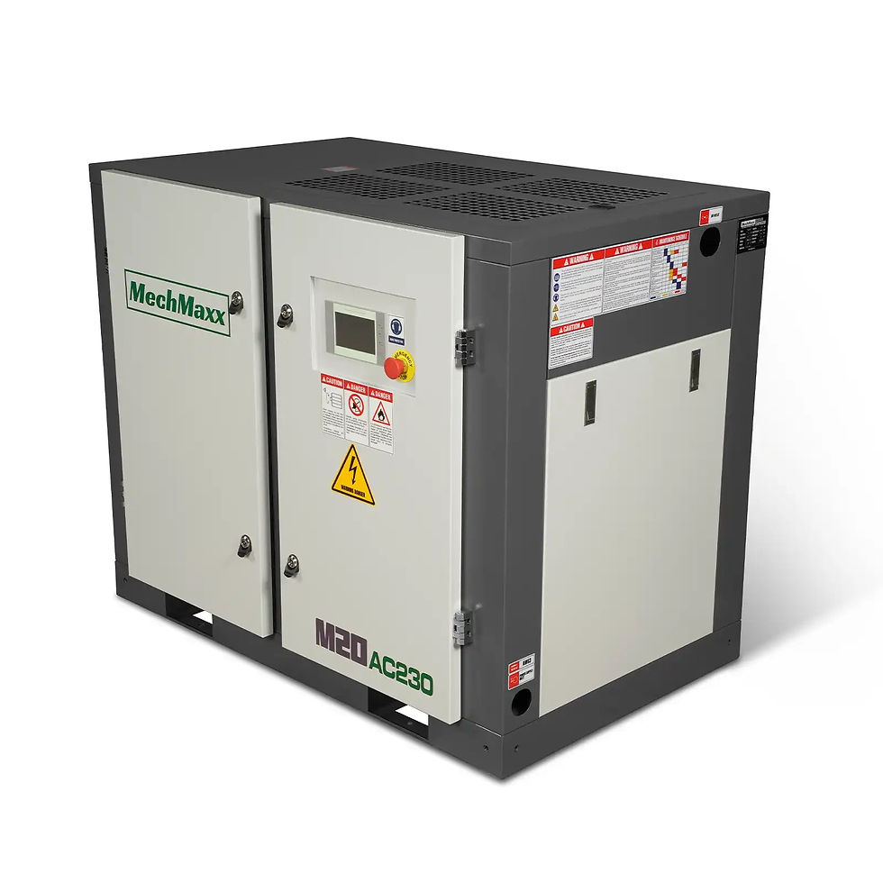 20HP Rotary Screw Air Compressor - 78 CFM, 116 PSI, 230V 3-Phase |