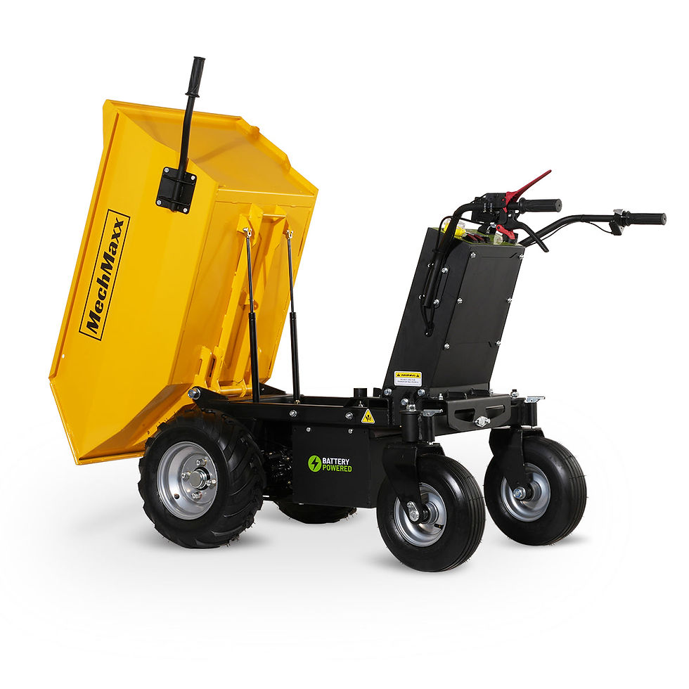 MechMaxx 1100Lbs Loading Battery Powered Barrow Electric Mini Dumper for Sale