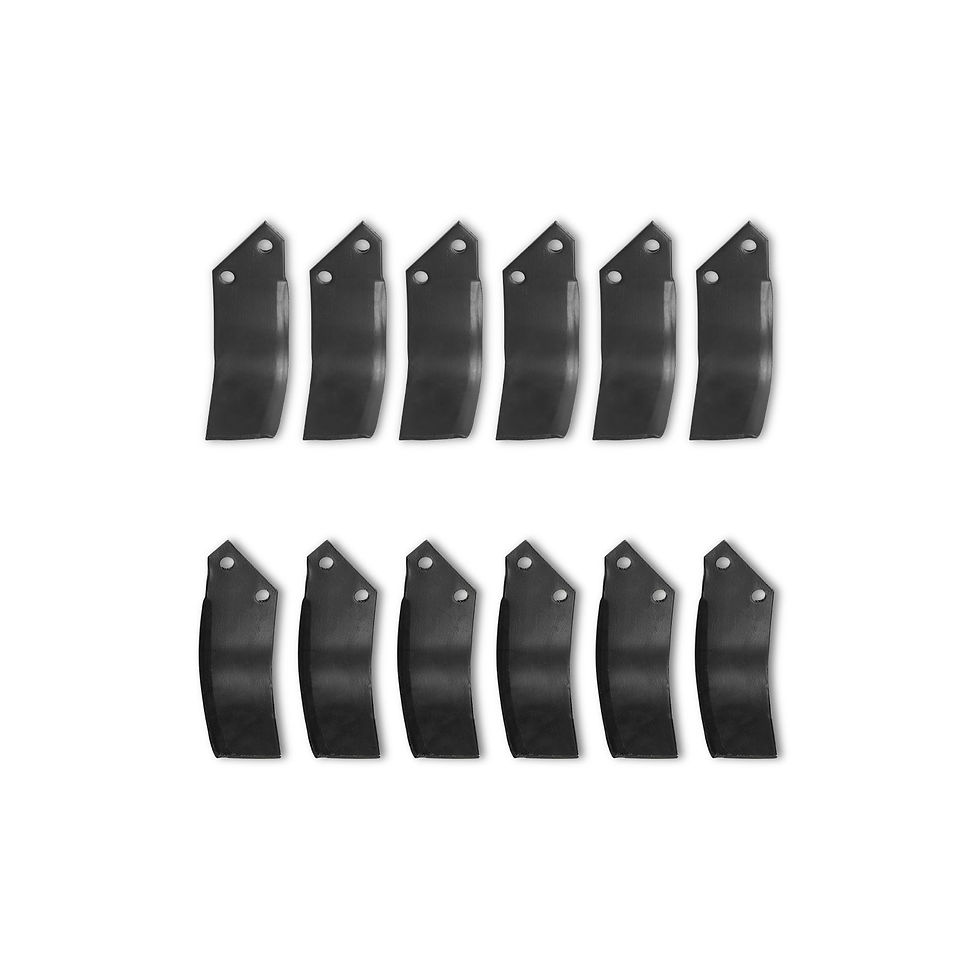( 1 Pack / 12 Pcs ) Blades for PTO Rotary Tiller (SKU: 150190; 150191; 150192