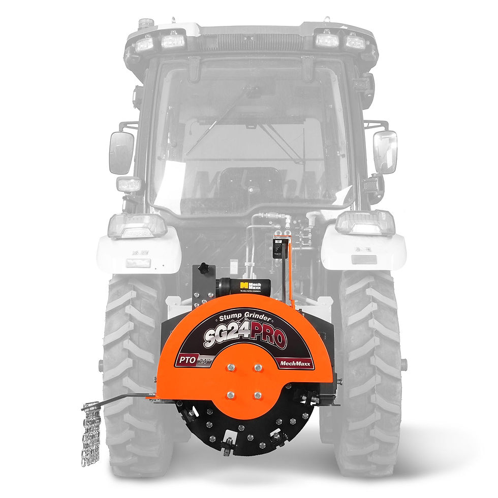 Thumbnail: 3-Point PTO Stump Grinder with 34 Carbide Teeth (PTO Shaft Included with Slip