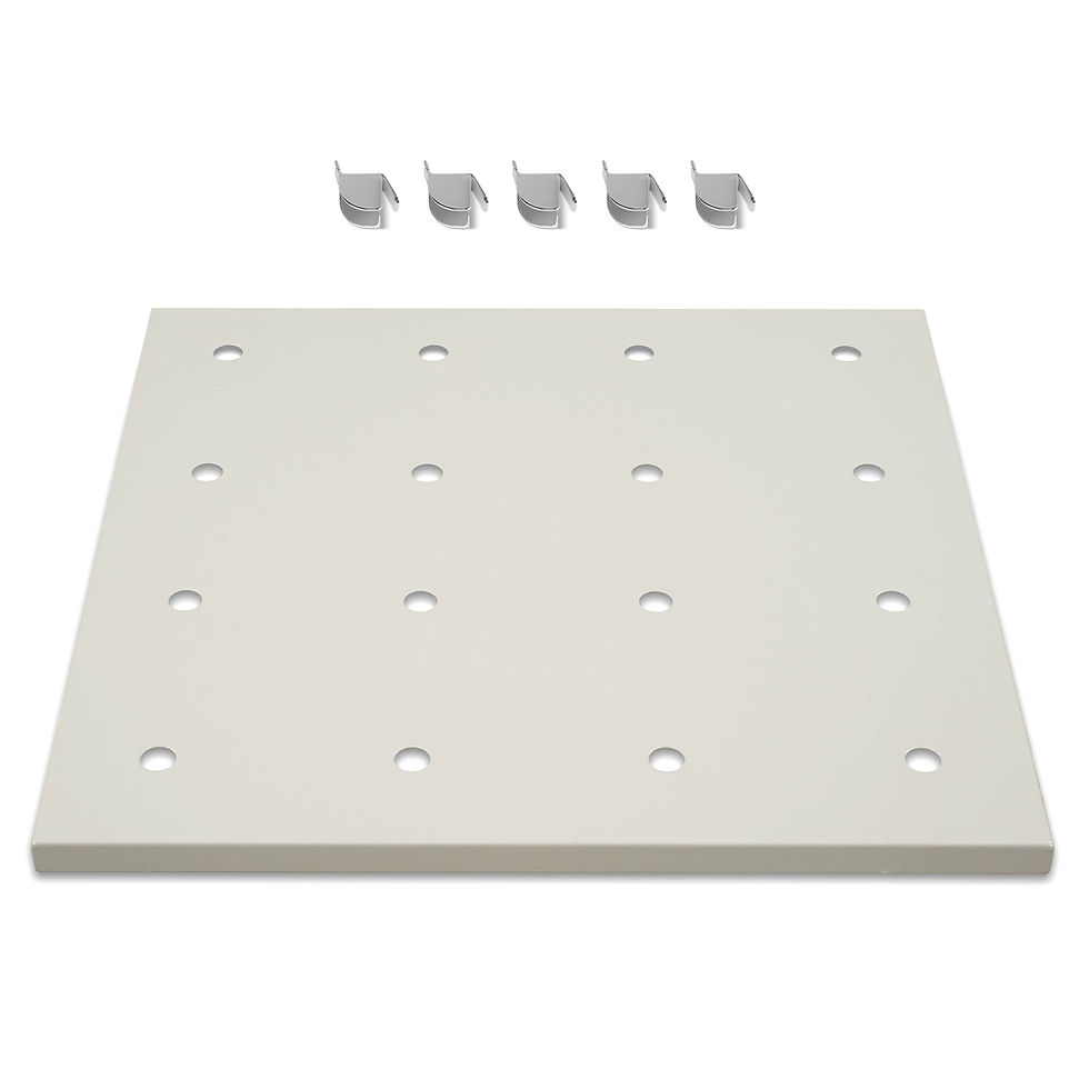 ( 1 Pack / 1 Pcs ) Shelf with 5 Pcs Clips, 210L Cabinet, White (for SKU:203012W