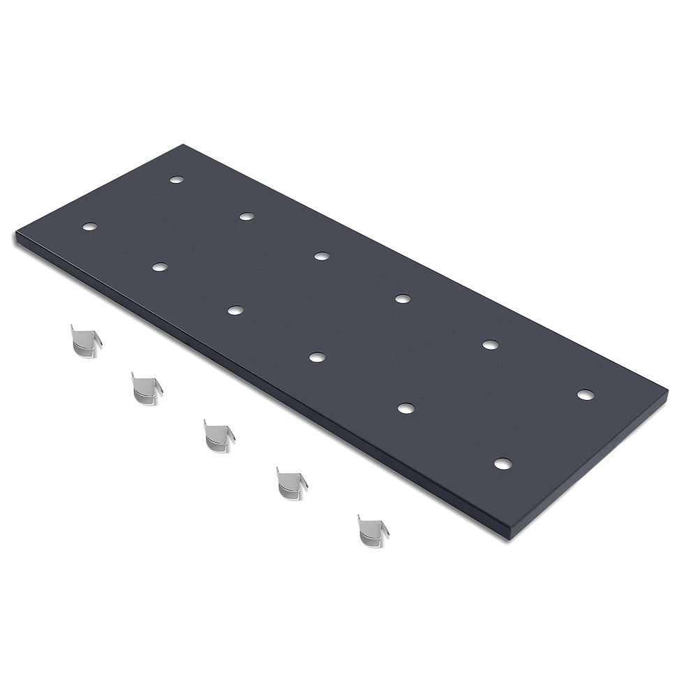 ( 1 Pack / 1 Pcs ) Shelf with 5 Pcs Clips, 320L Cabinet, Black (for SKU: 203001