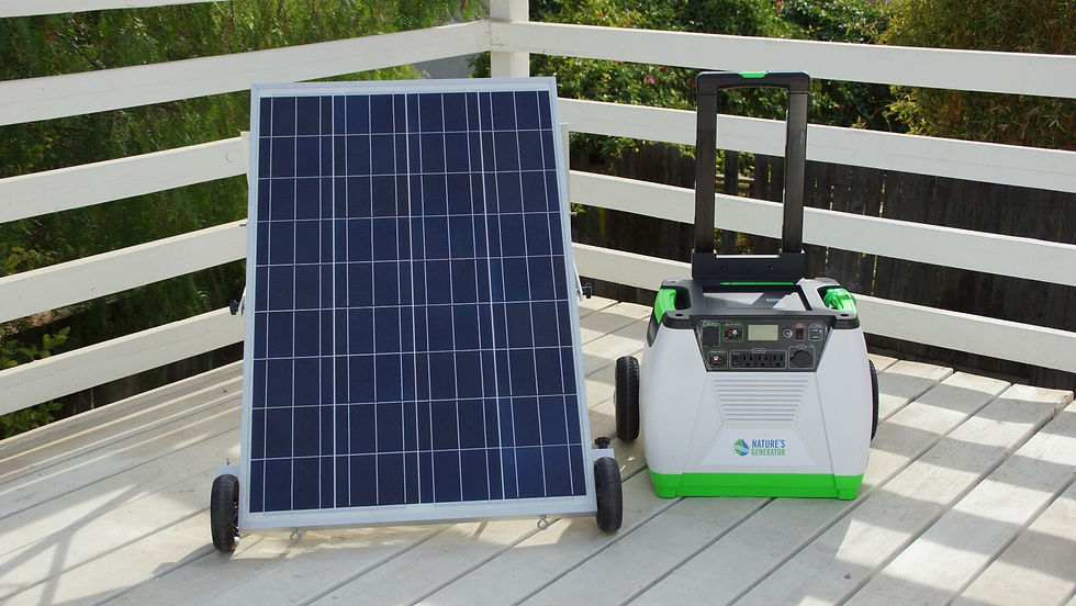 Nature's Generator Gold System - Full Solar Power System Generator
