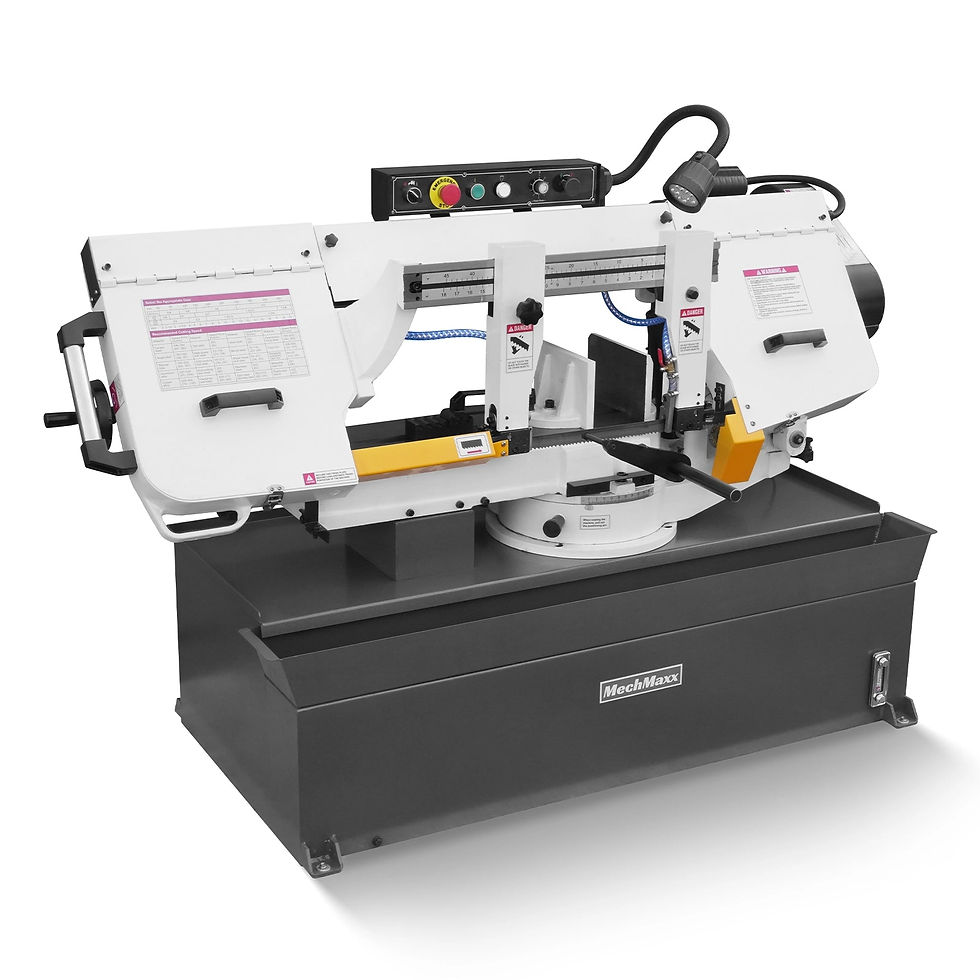 MechMaxx Metal Cutting Band Saw 10 Inch Horizontal Bandsaw 2HP 220V 60Hz 1PH