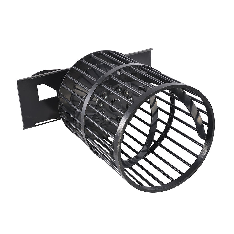 Skid Steer Rotary Rock Picker Attachment 30" Diameter Drum RSM-30