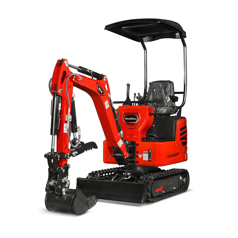 Mini Compact Excavator HONDA GX390 Engine, 65.7" Max. Digging Depth, 1Ton, 2280