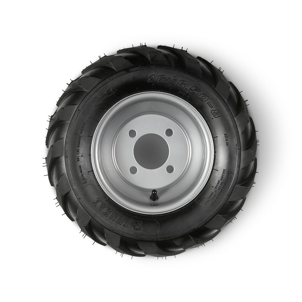 Left Front Tire for Mini Dumper E50; EH50 ( SKU: 101200; 101200Y;101201R;101201