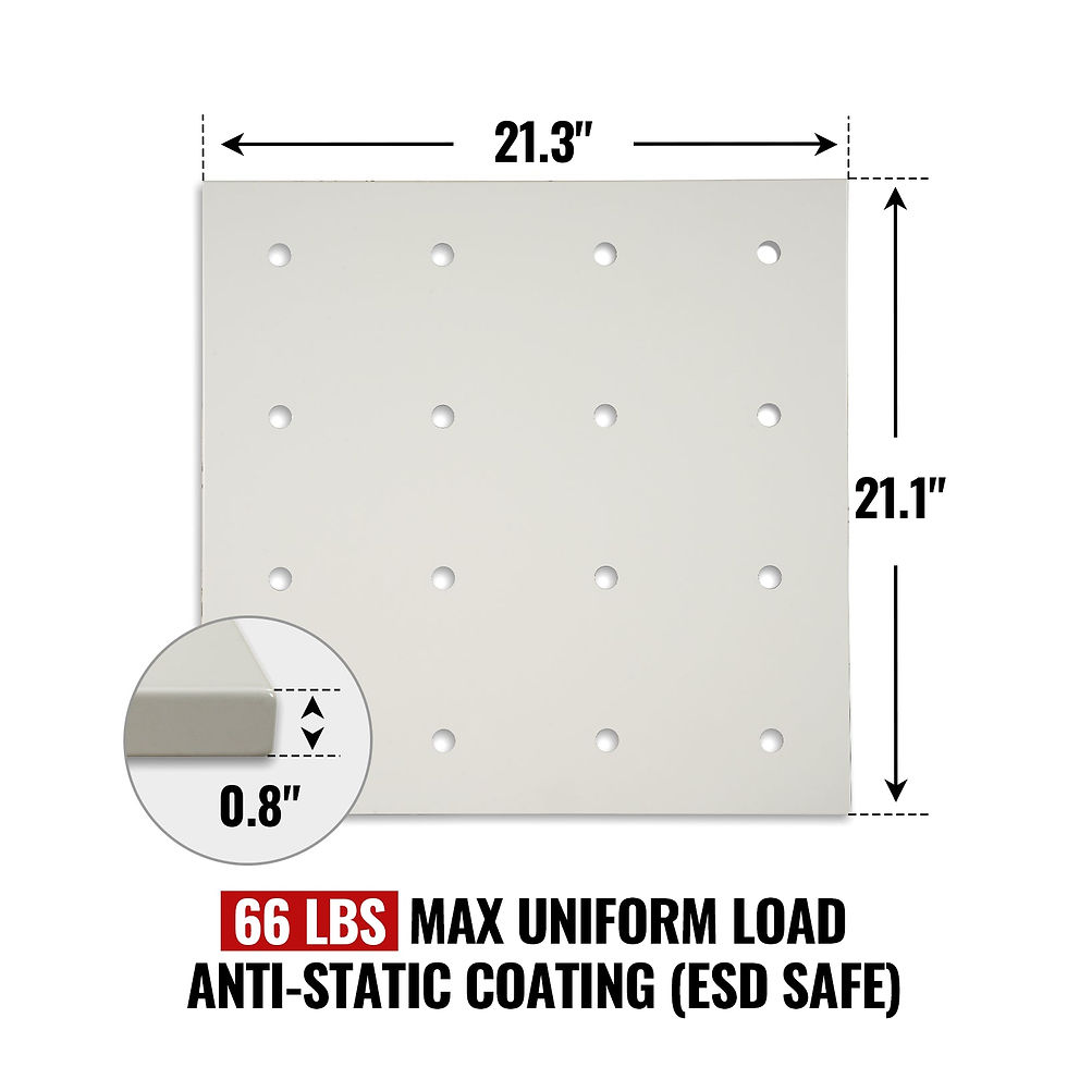 ( 1 Pack / 1 Pcs ) Shelf with 5 Pcs Clips, 210L Cabinet, White (for SKU:203012W