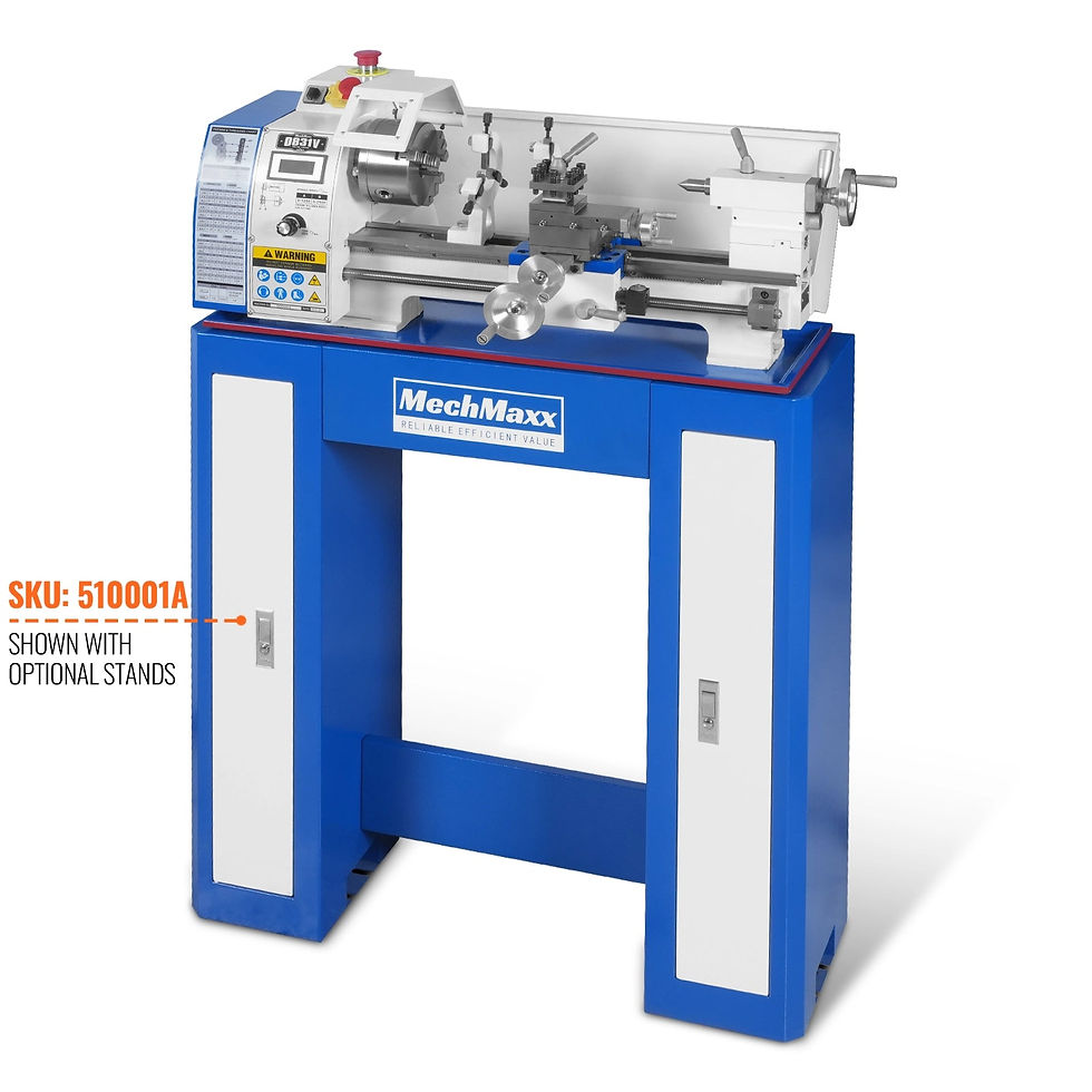 1.5‘’ Spindle Bore Metal Lathe Machine 8'' x 16'' High Precision Brushless Motor