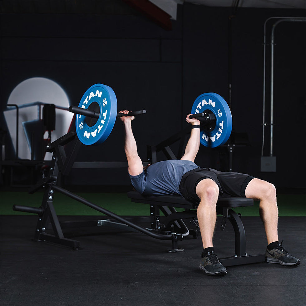 Plate-Loaded Chest Press Machine