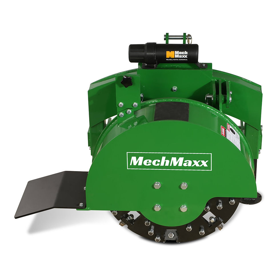 Thumbnail: 3-Point Hitch PTO Stump Grinder with 34 Carbide Teeth (PTO Shaft Included with