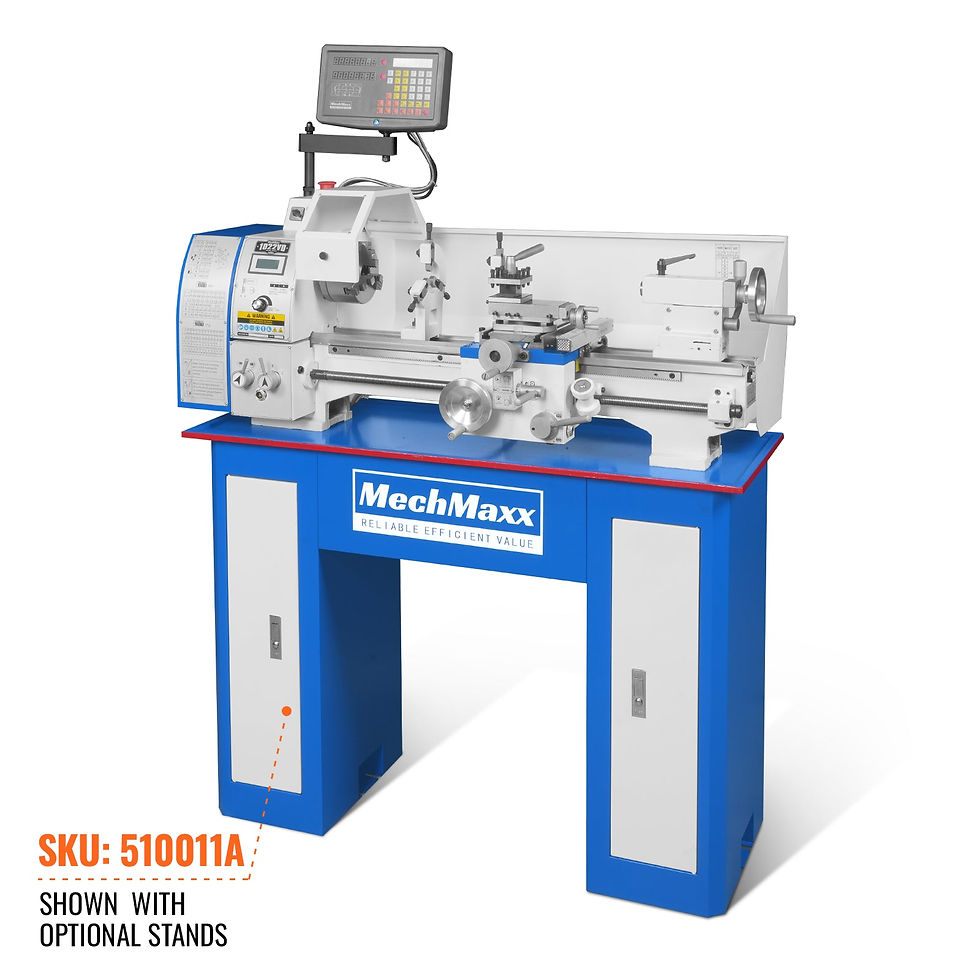 10'' x 22'' Industrial Metal Lathe Machine with DRO High Precision Benchtop