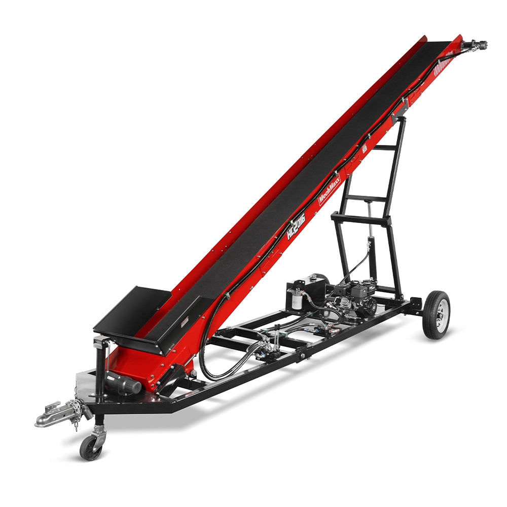 Firewood Conveyor, 7HP 212cc Gasoline Powered Max. 124" Lift Height, 236''