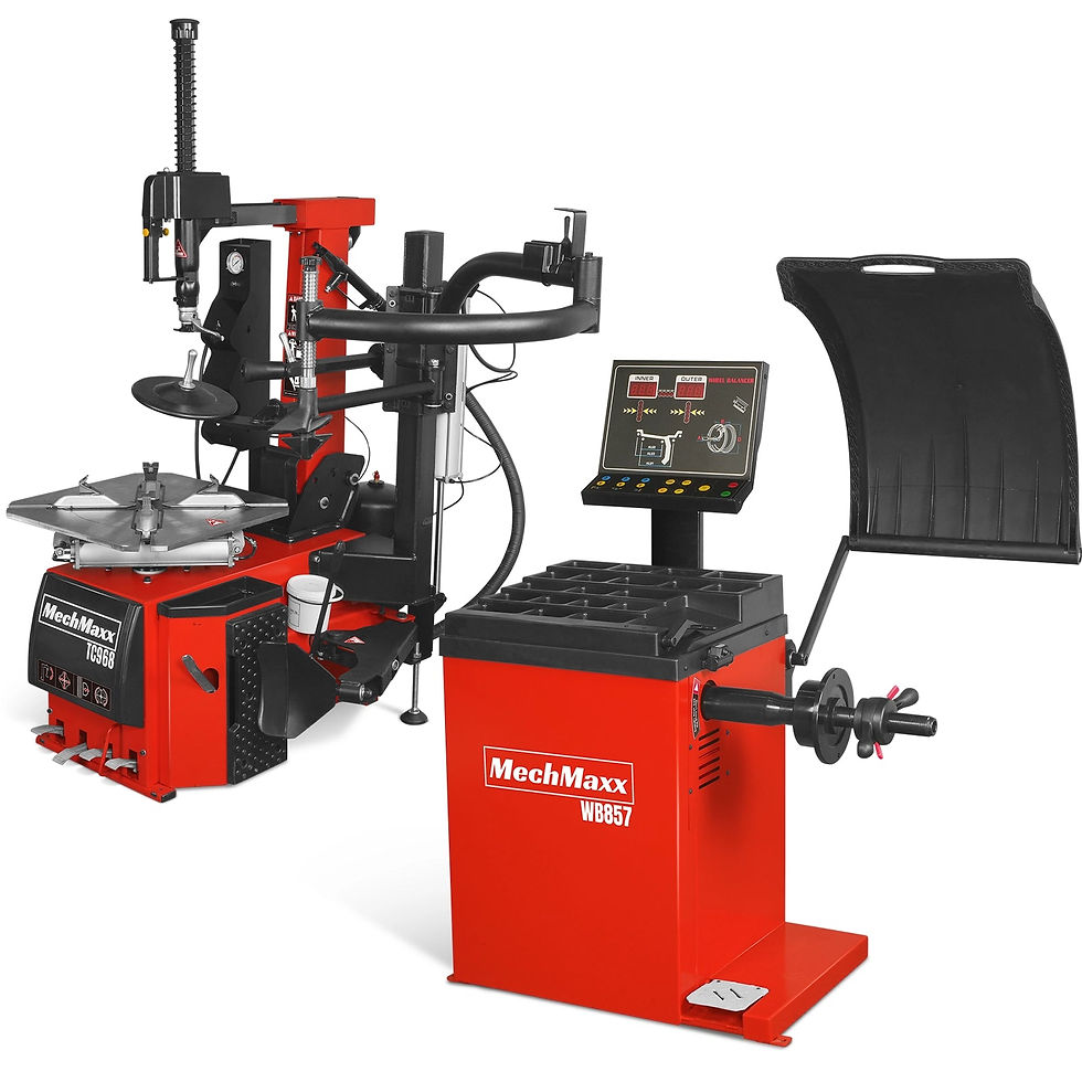 High Performance Tilt Back Tire Changer Wheel Balancer Bundle, TC9682, WB857