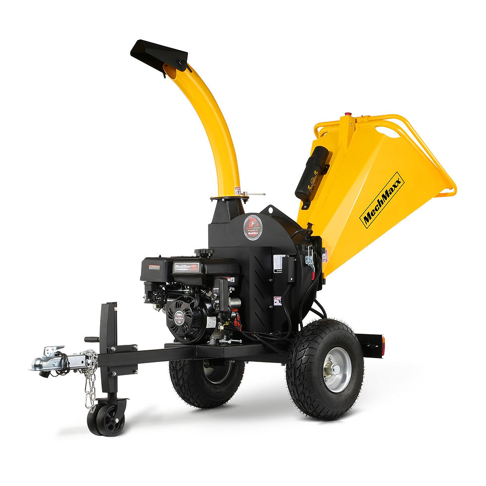 5 inch E-start DUCAR 420cc 15hp Gasoline Engine Powered Disc Wood Chipper with