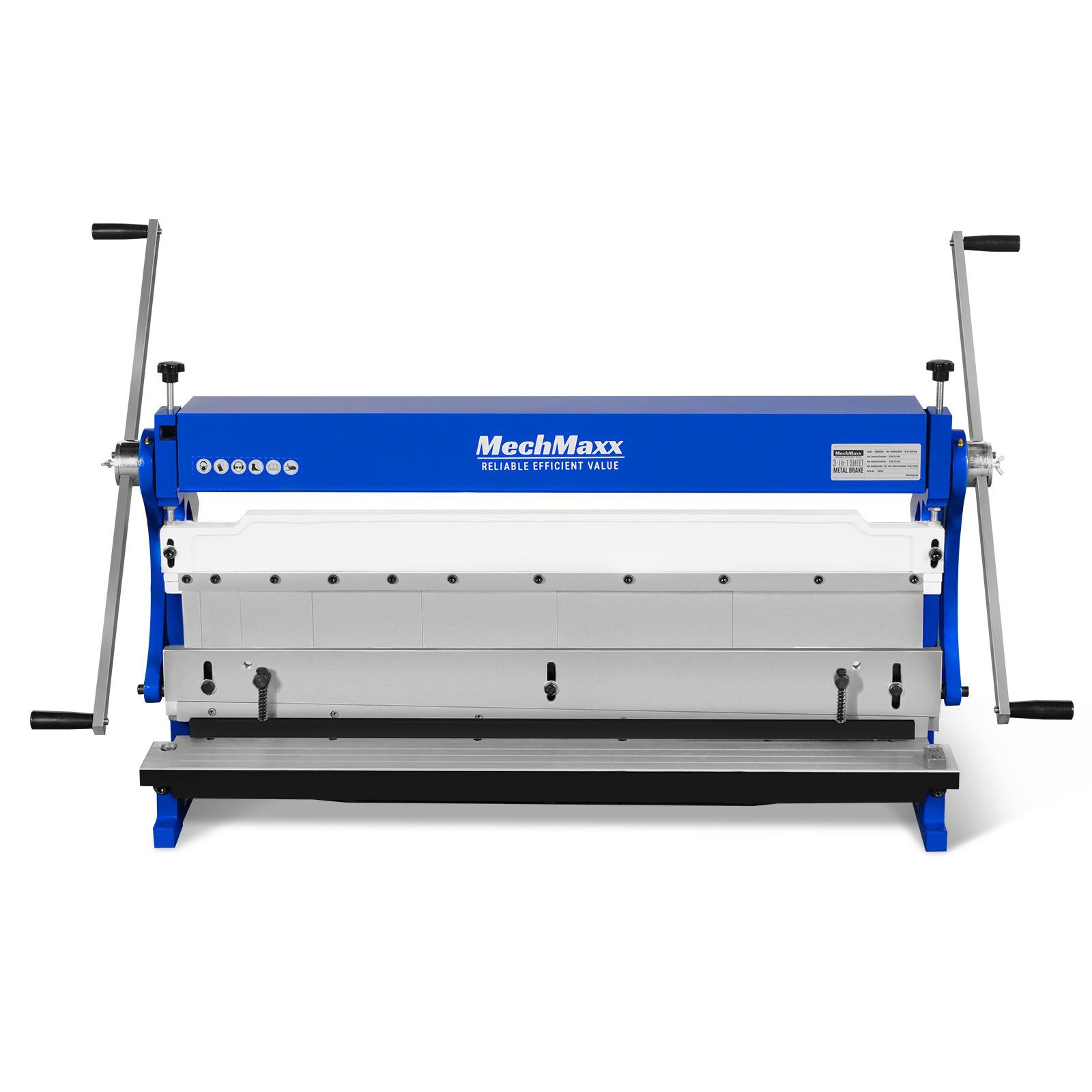 40-inch 3-in-1 Pan and Box Brake – Slip Roll, Shear, Bending Machine for Sheet