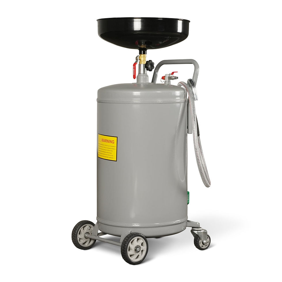 20 Gal Portable Oil Drain Adjustable Height
