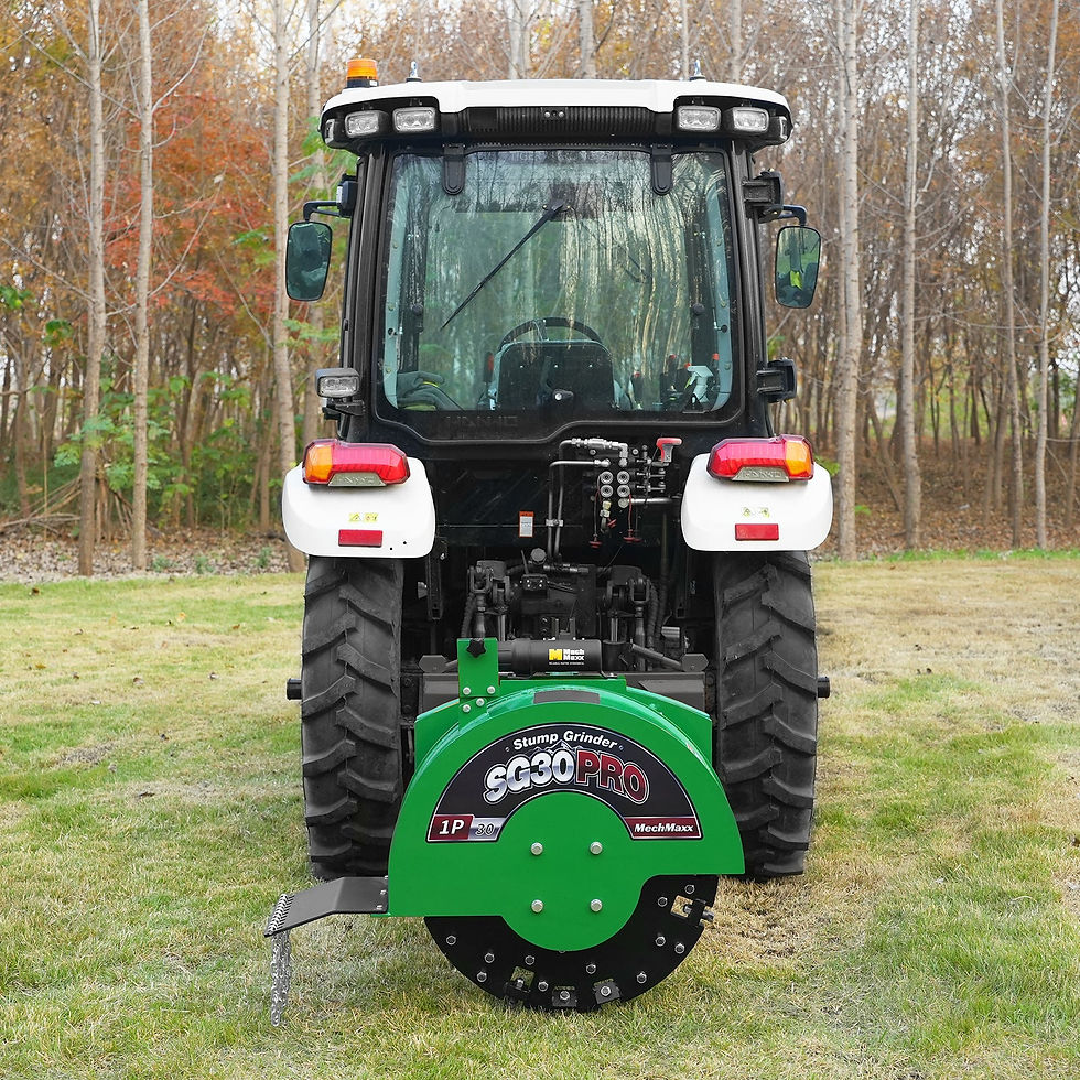 Thumbnail: 3-Point PTO Stump Grinder, 30 in Flywheel, 40-100HP, with 44 Carbide Teeth (PTO
