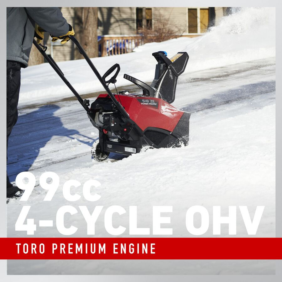 Thumbnail: Toro 18 in. 46 cm Power Clear 518 ZR Gas Snow Blower 38474