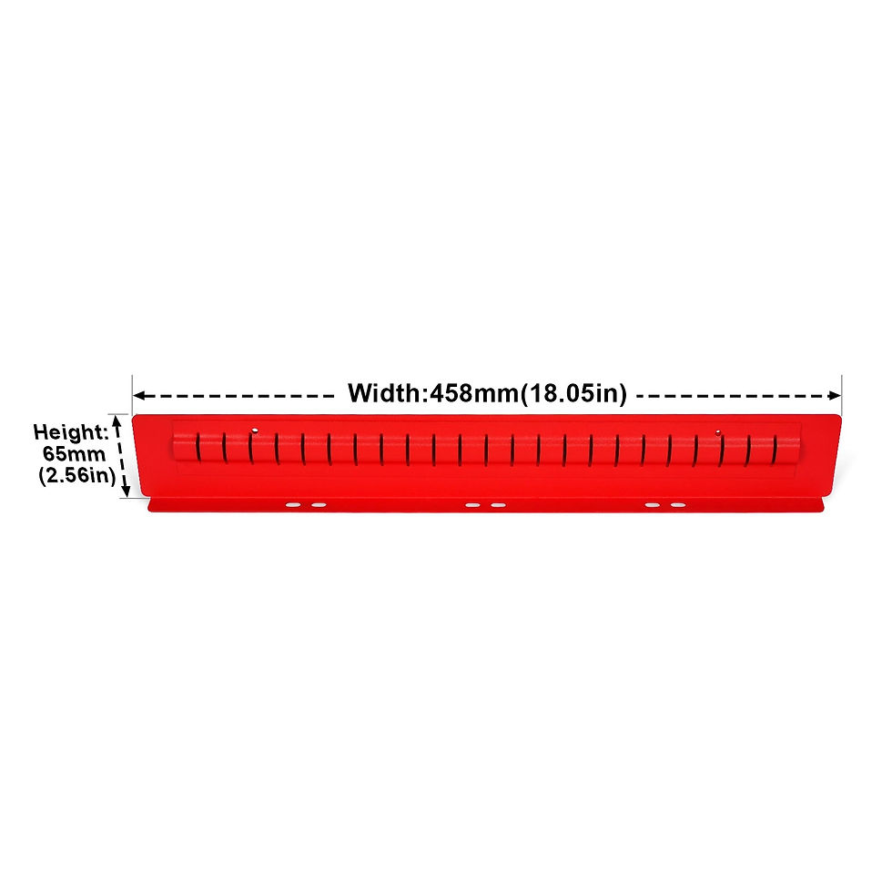 (1 Pack/6 Pcs Depth18.05"Height2.56")Extra Drawer Long Dividers For Modular Tool