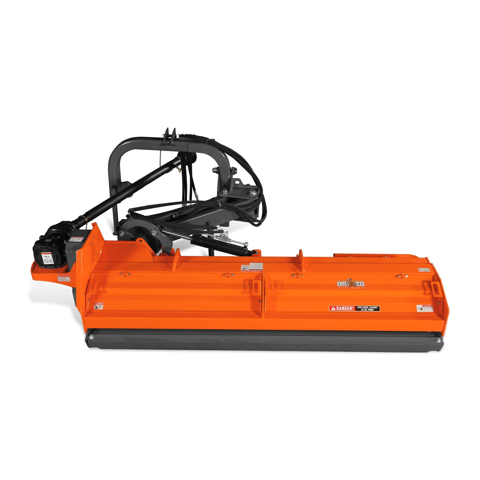 100" Heavy Duty 3 Point Offset Ditch Bank Verge Flail Mower Italy CMR Gearbox