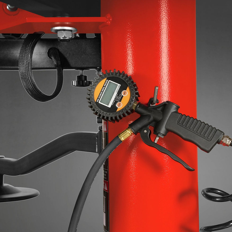 Thumbnail: 24" Rim Assist Arm Tire Changer Swing Arm Wheel Changer with Bead Blaster