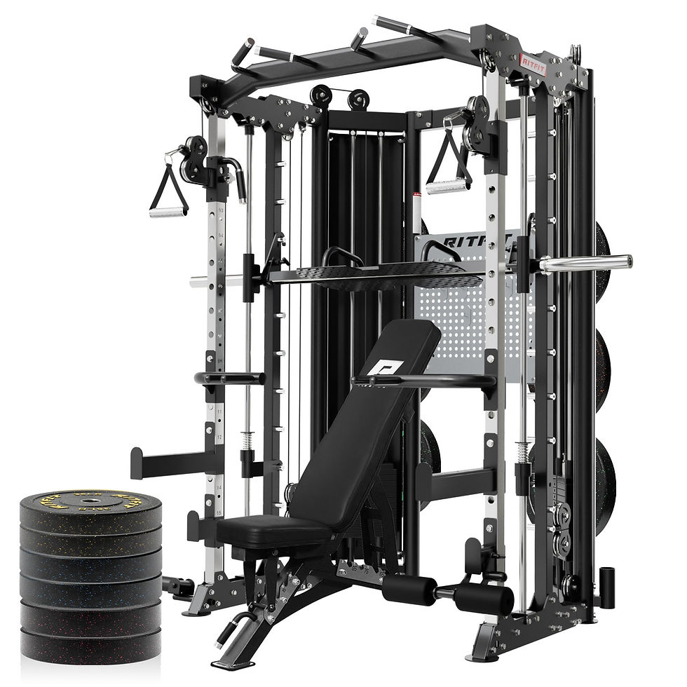 RitFit BPC06 All-In-One Smith Machine Home Gym Package
