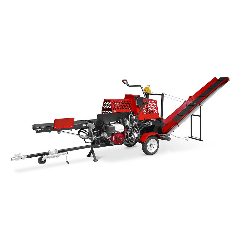 Honda GX390 Engine Firewood Log Splitter Processor with Conveyor, 20ton
