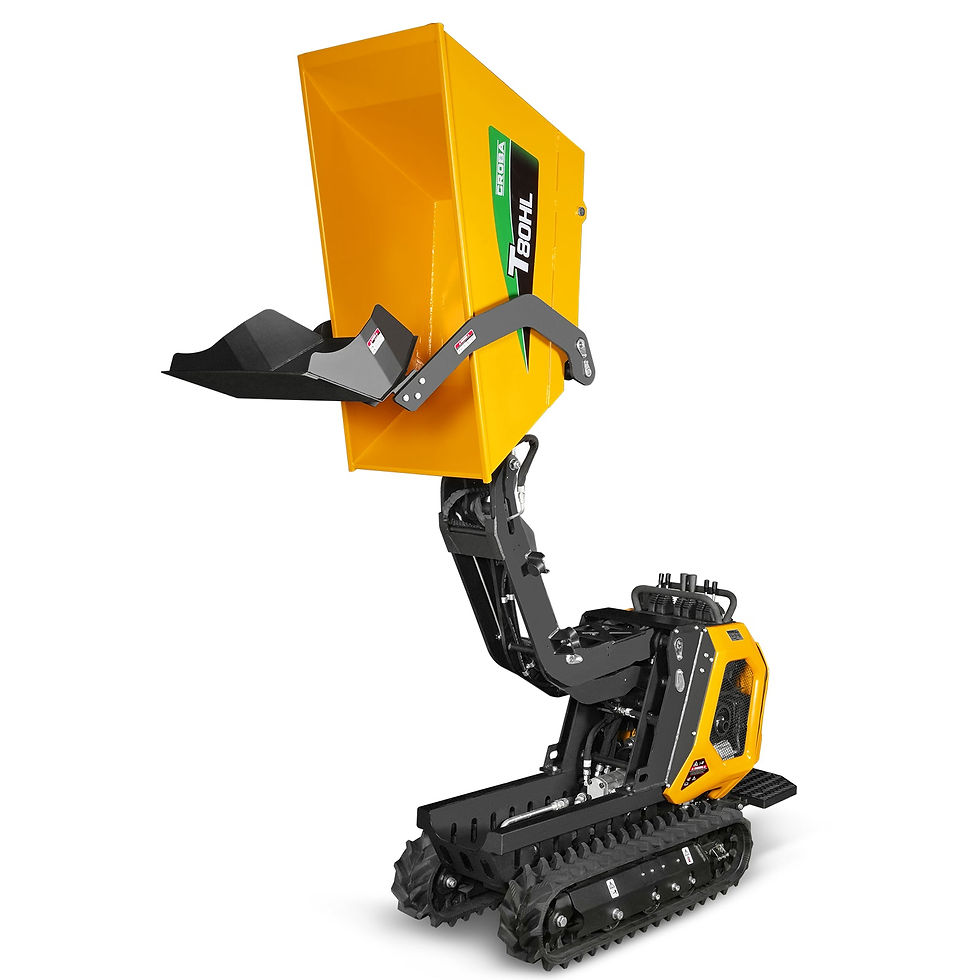 1100lb 420cc E-start Gas Engine Stand-ON Hydraulic Track Dumper Hydraulic