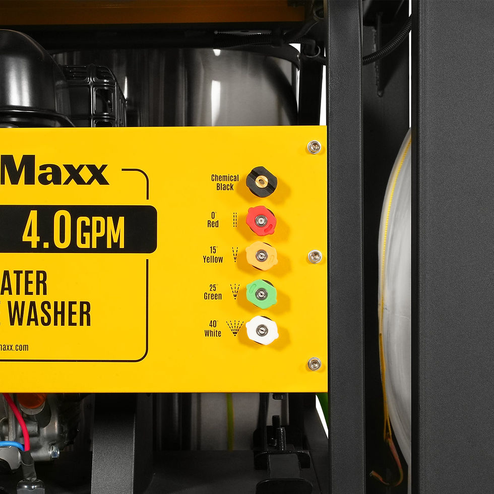 Thumbnail: 4000 PSI 4 GPM ZONSEN E-Start Engine Hot Water Pressure Washer Skid Mounted with