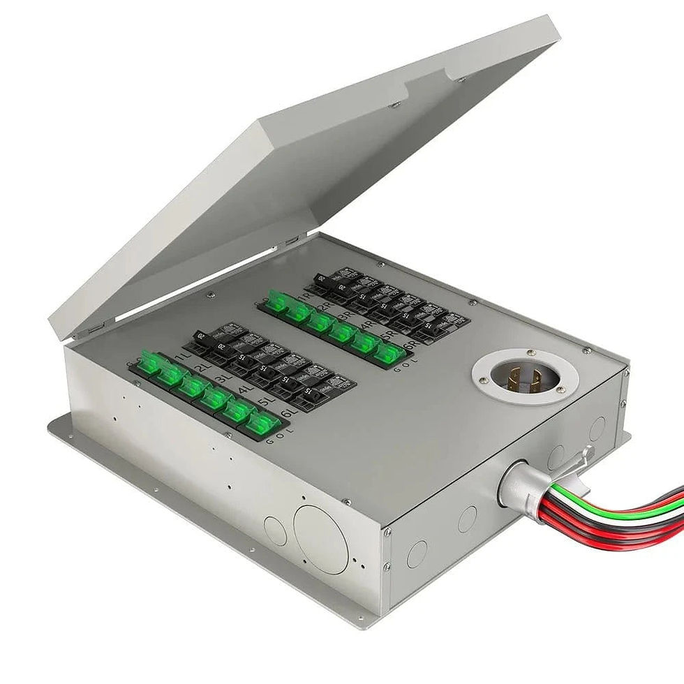 Thumbnail: NATURE'S GENERATOR 12-CIRCUIT 120/240V 30A NON-AUTOMATIC POWER TRANSFER SWITCH
