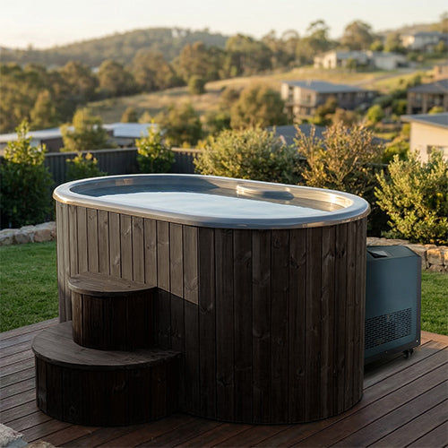Thumbnail: SaunaLife S2BC Cold Plunge Tub With Chiller | 2 Person
