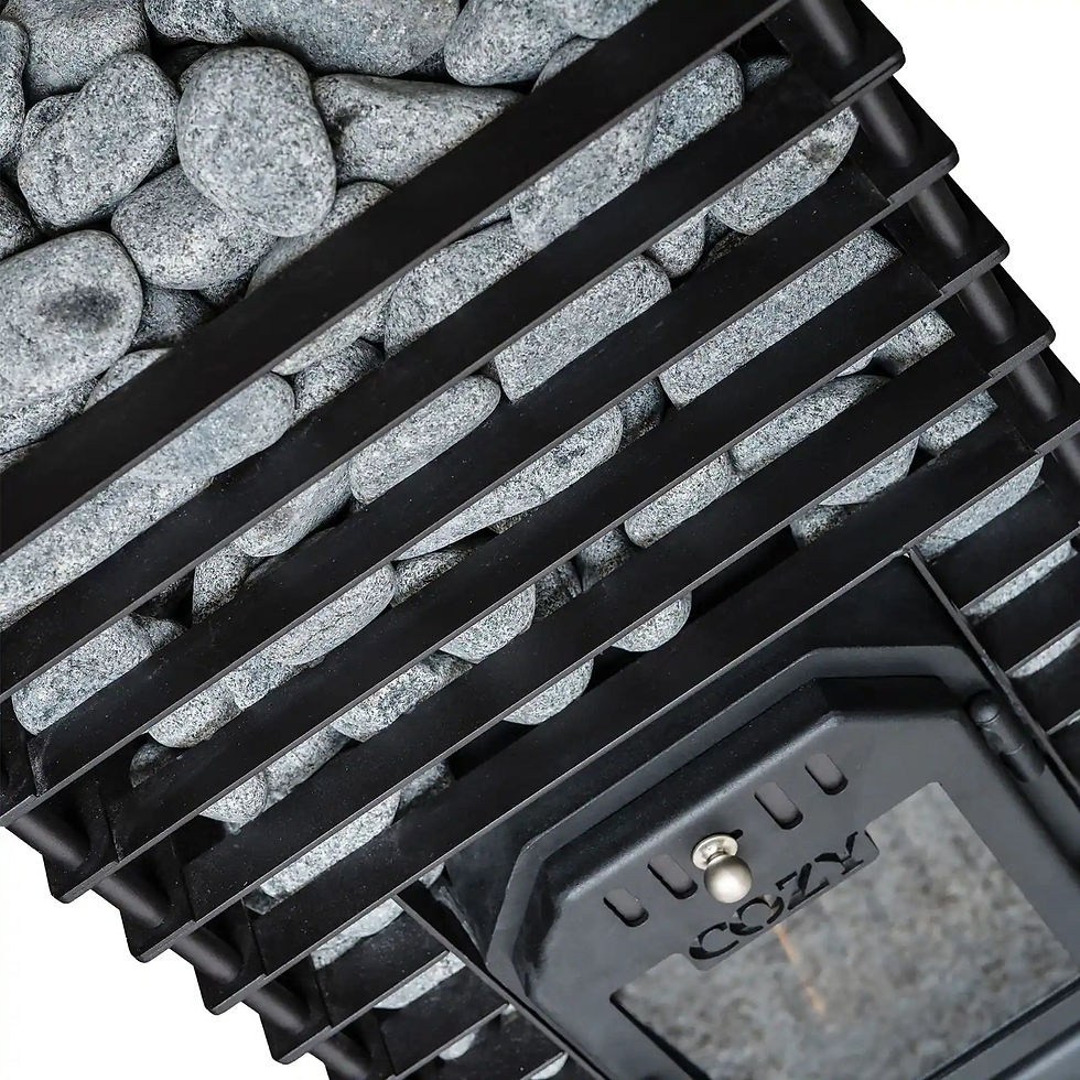 Cozy Heat Quattro Sauna Stove | Square Cage | COZYQUATTRO12, COZYQUATTRO18