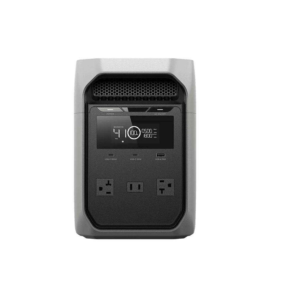 EcoFlow DELTA 3 Classic Portable Power Station | 1024Wh LiFePO4 Battery | 1800W