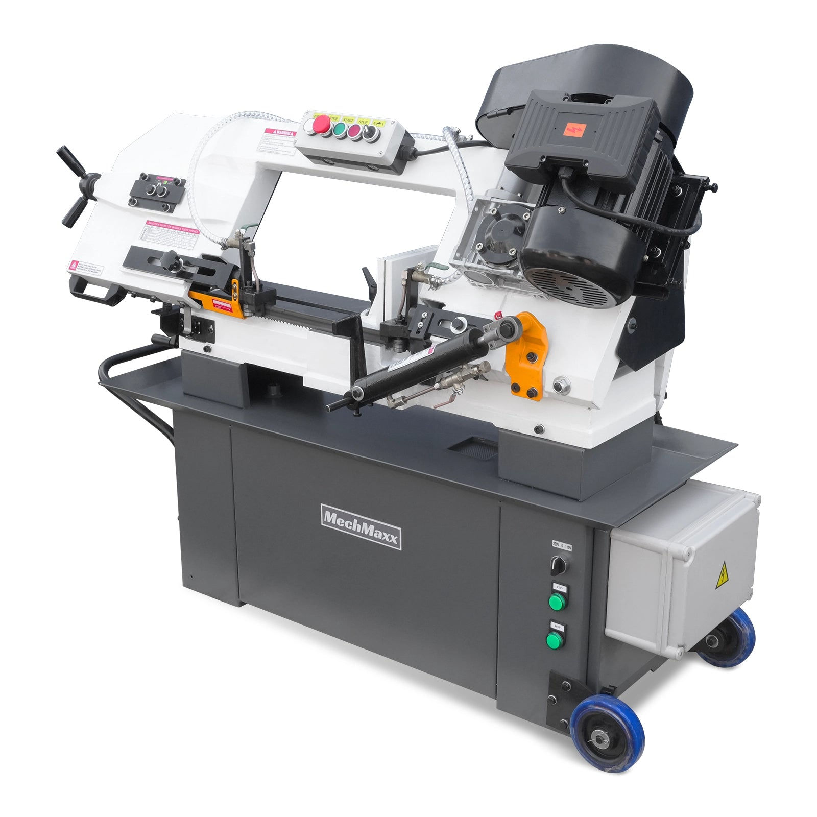 9 Inch Horizontal Metal Cutting Band Saw BS-912B, 4-Speed Adjustable, 1.5HP