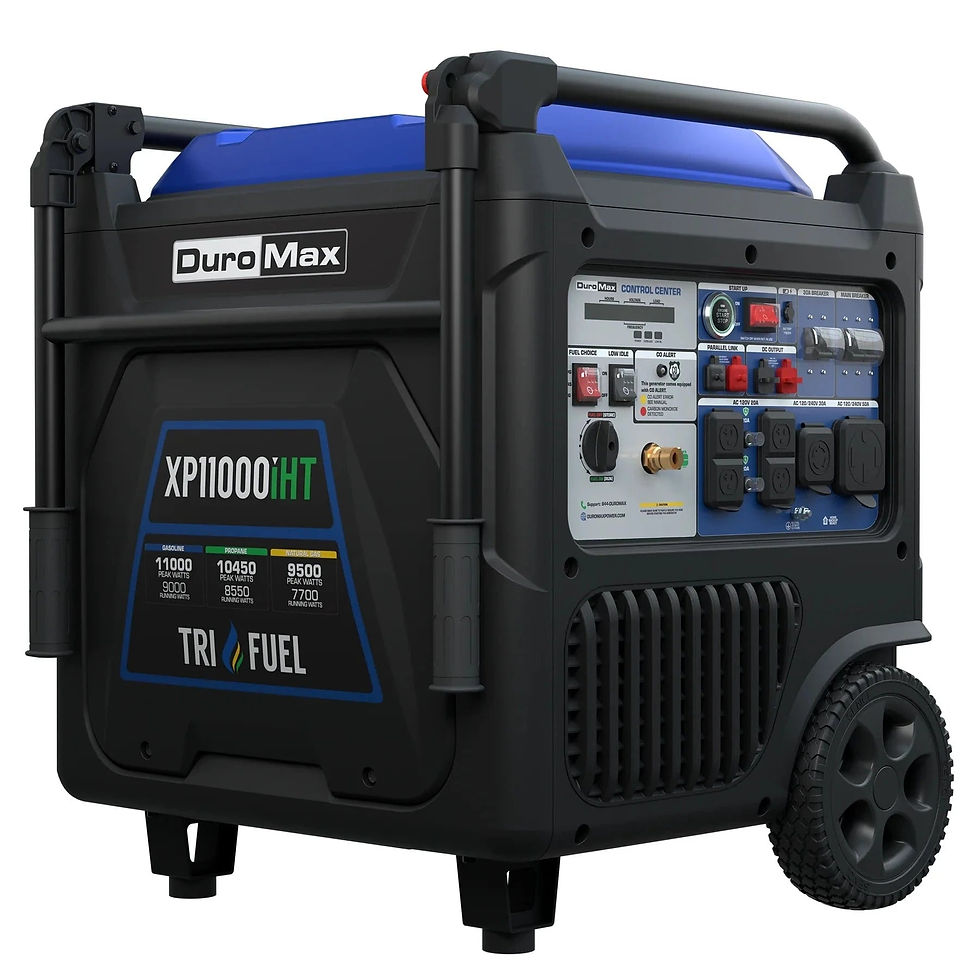 DuroMax XP11000iHT 11,000 Watt Tri Fuel Inverter Generator