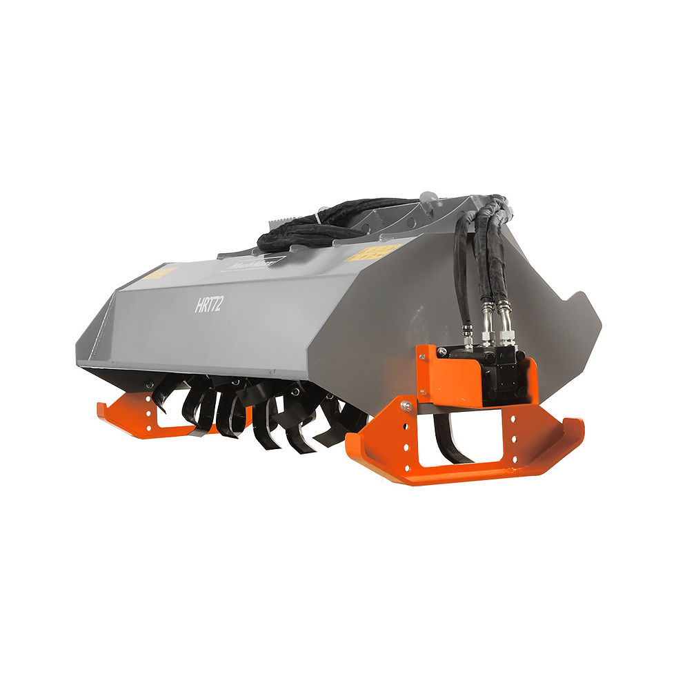 72” Skid Steer Rotary Tiller Attachment 6in Depth Rototiller Cultivator