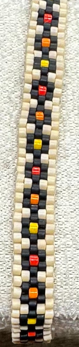 Miniature : Dyani sunburst - peyote bracelet