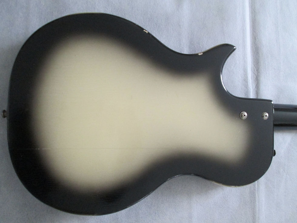 Thumbnail: Supro Super twin pickup electric guitar.