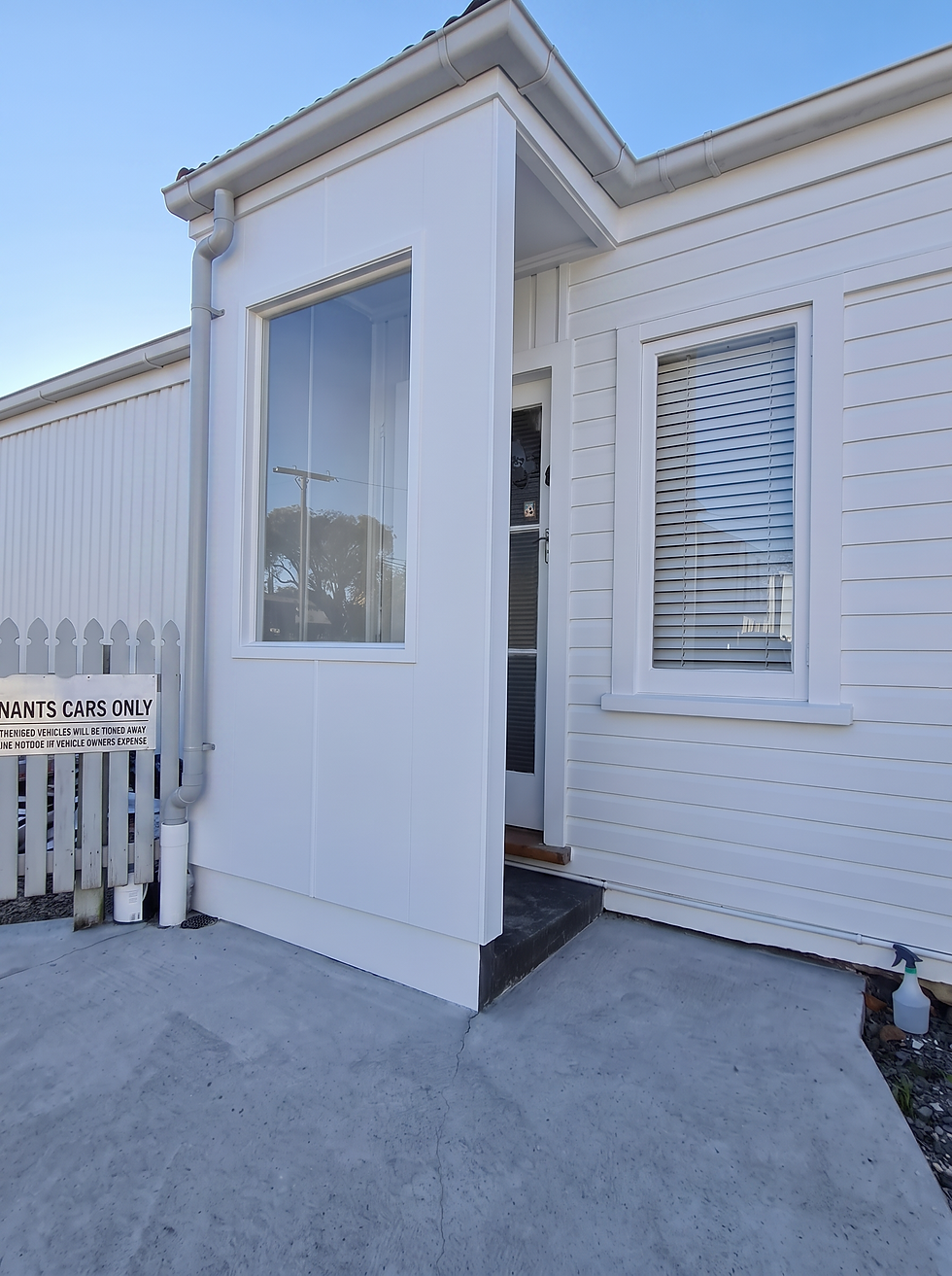 porch re-build + window refurbishment