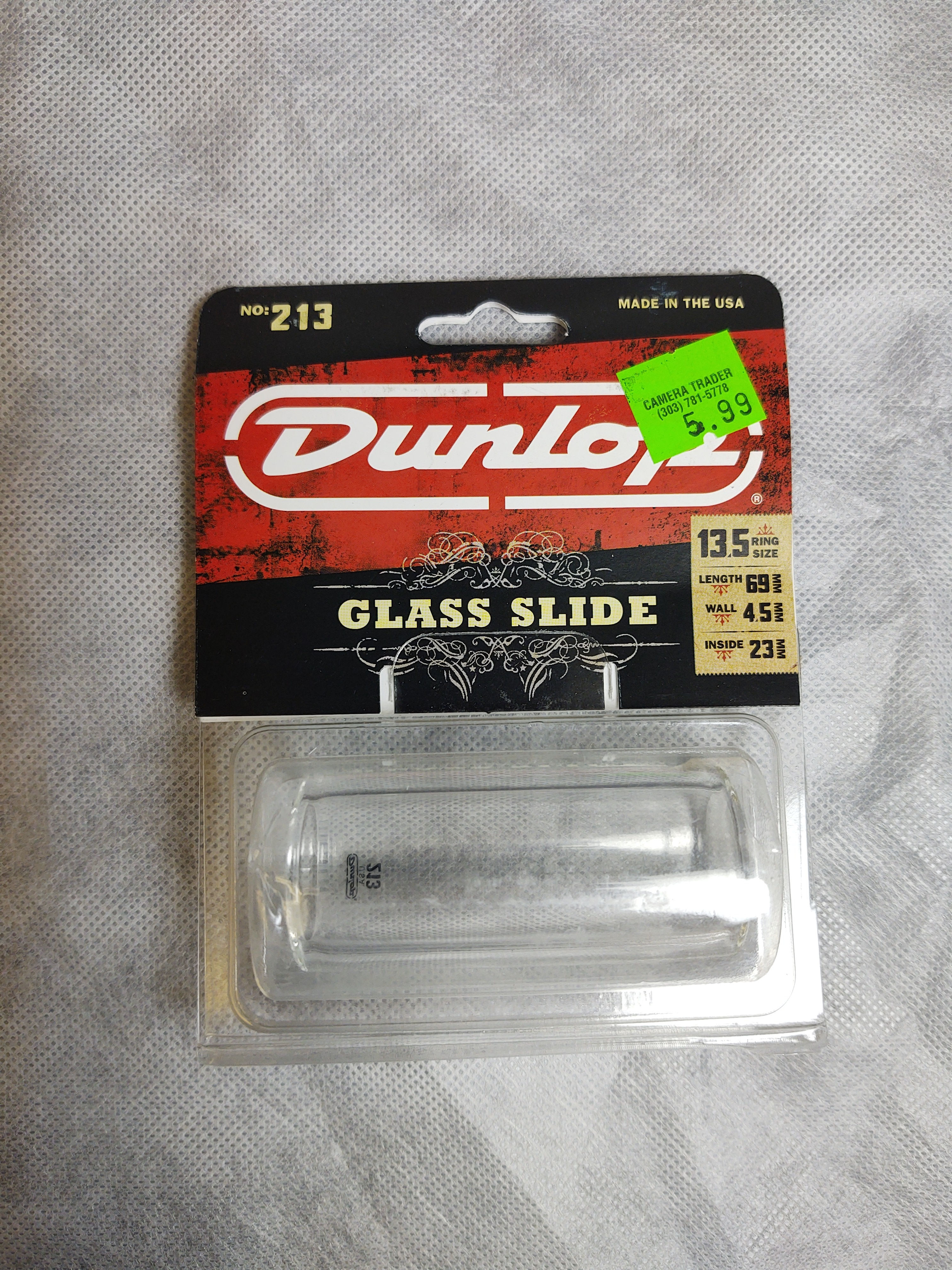 Dunlap glass slide number 213