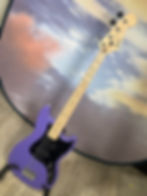 Thumbnail: Fender Squier 4 string bass purple
