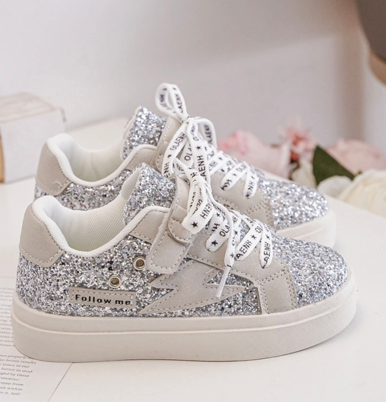 BASKET PAILLETTE FILLE