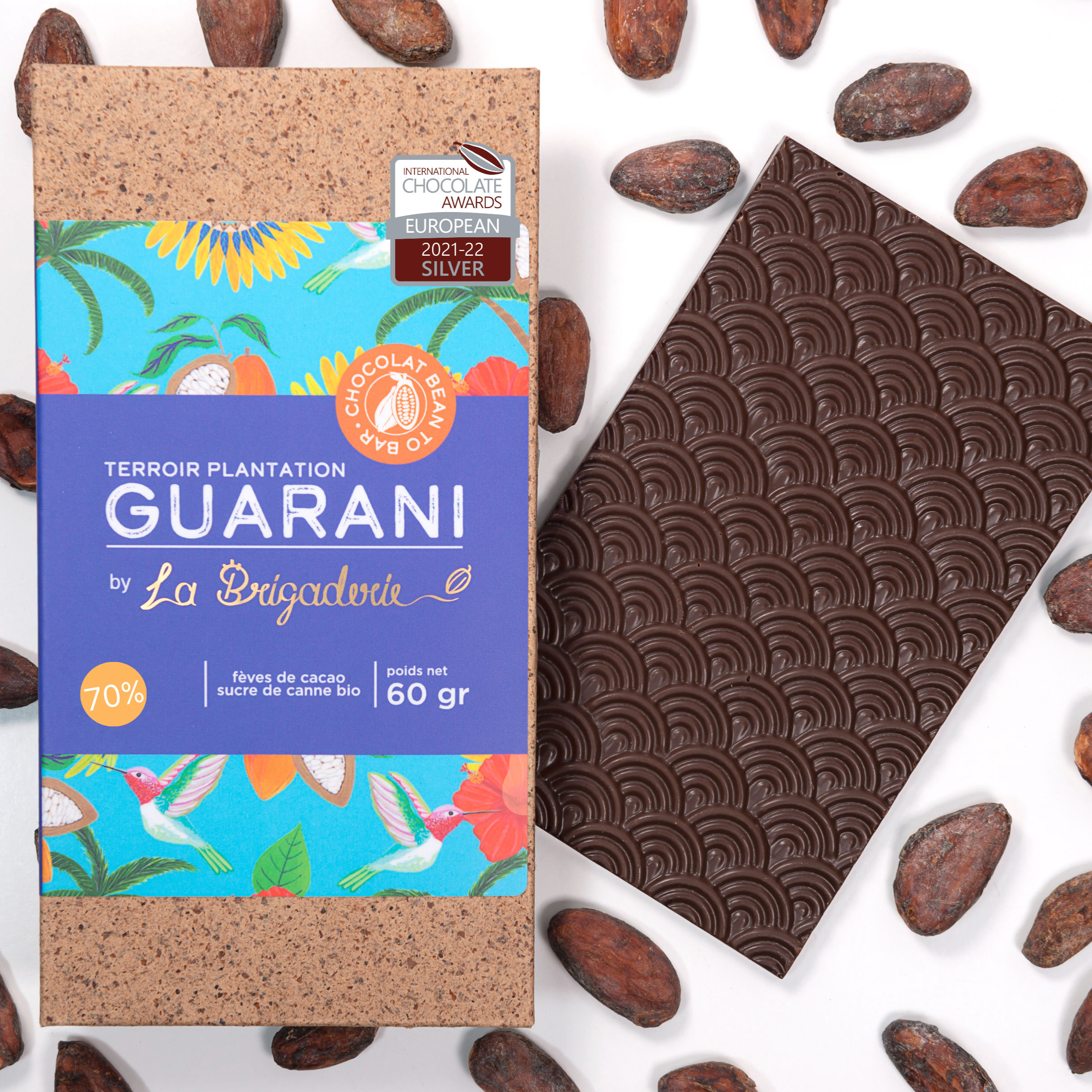 Chocolat bean to bar LINHARES Terroir Plantation Guarani 70%