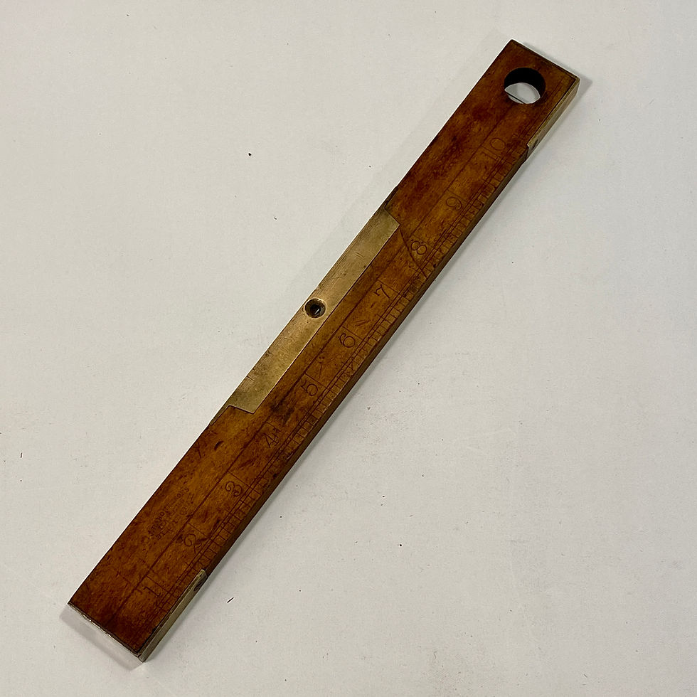 J. Rabone & Sons 12' Boxwood and Brass Level