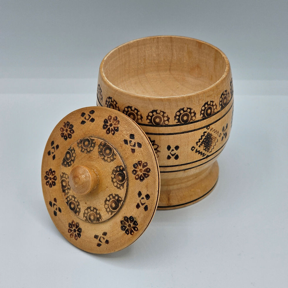 Thumbnail: Handcrafted Wooden Jar