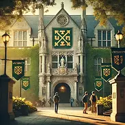 DALL·E 2025-03-13 17.54.26 - A cinematic 35mm-style image of a prestigious university camp