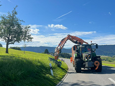 Fendt 724, ökologische Böschungspflege