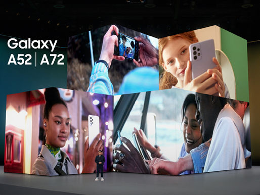 L'annonce des Samsung Galaxy A 52 et A72