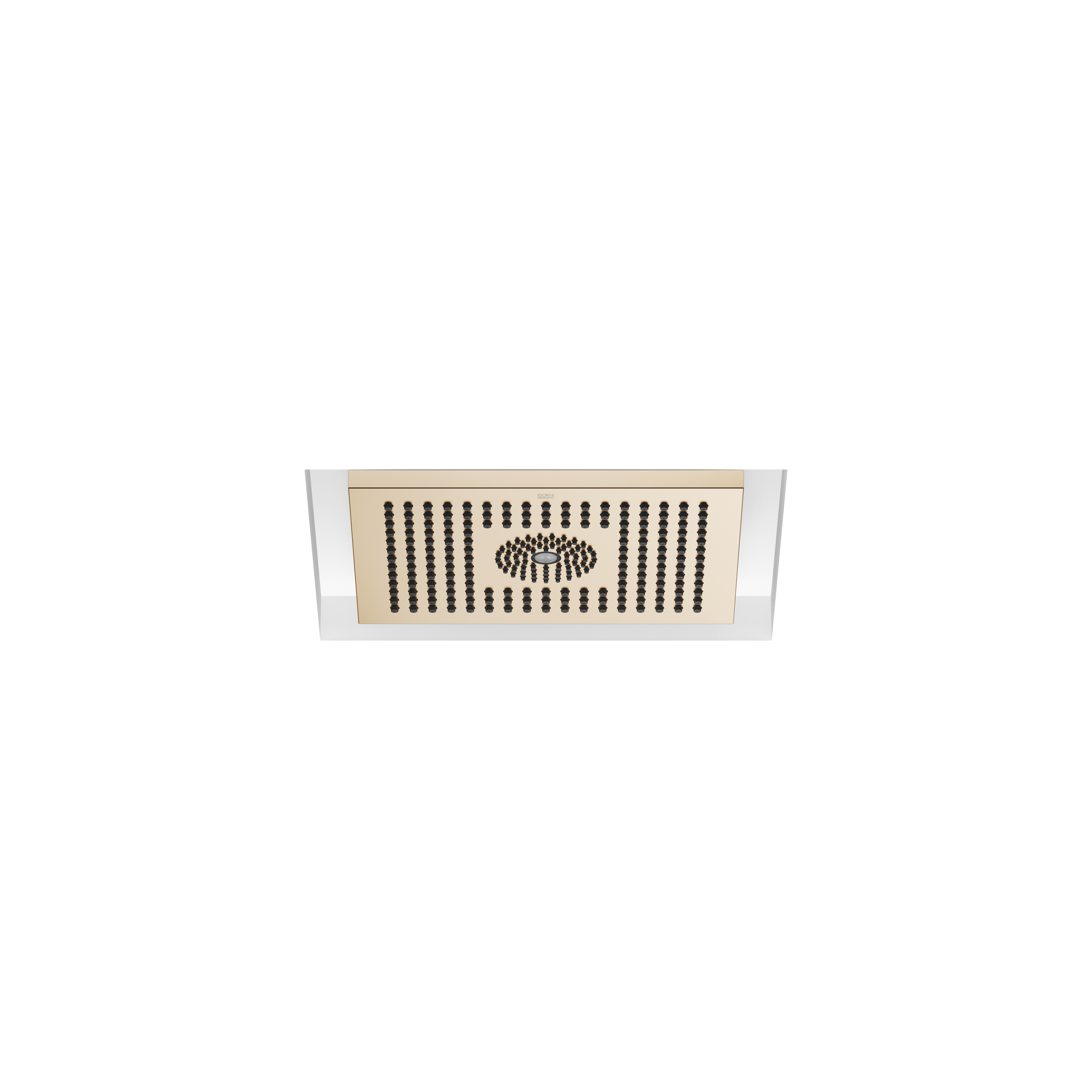Ceiling Rain Shower Head - Brushed Light Gold